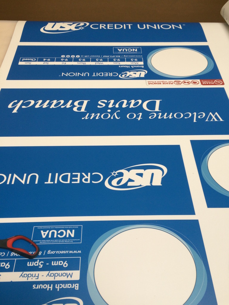 Creative Jucies Signage graphics fresh off the printer