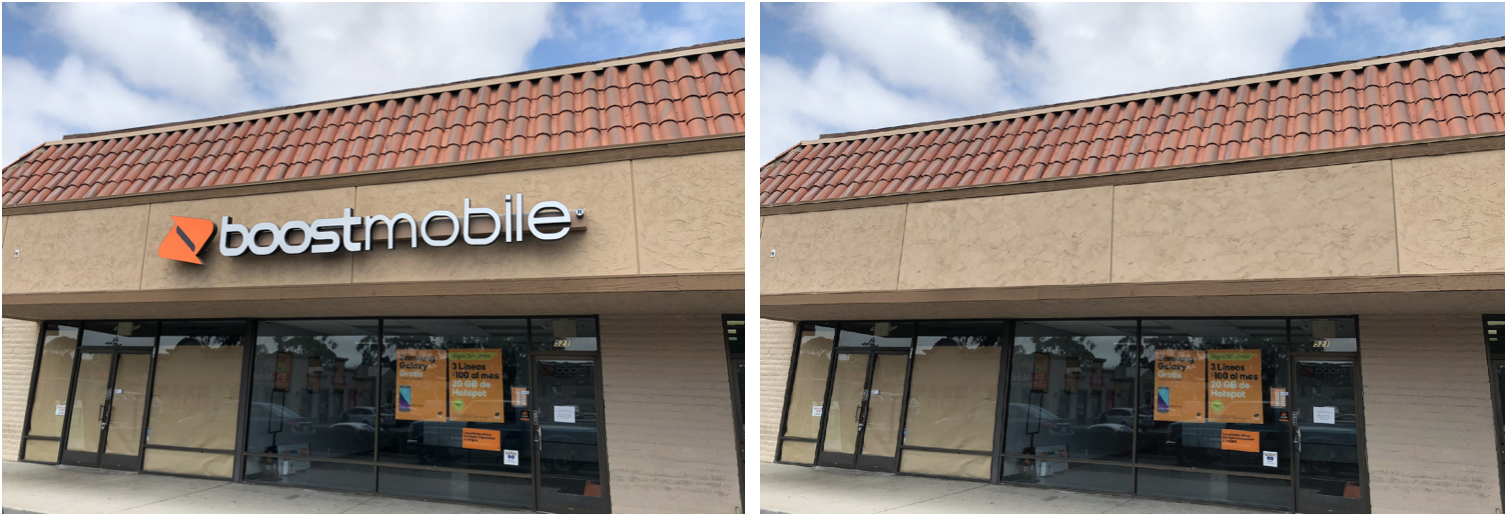 picture of sign removal in san diego